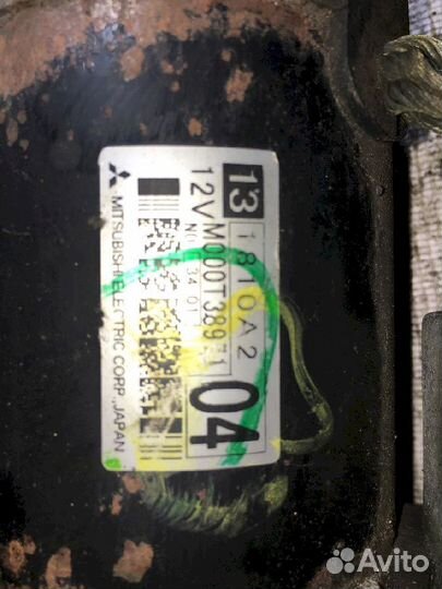 Стартер 4J10 Mitsubishi Galant Fortis CY6A 1810A20