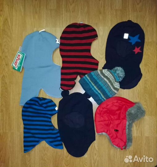 9 шт - шапка шлем Kivat 3, 4, Kerry, Reima, Bogi