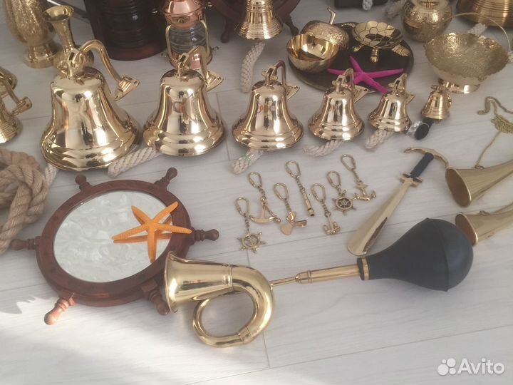 Якорь Штурвал Рында Фонарь в Ваш Морской интерьер