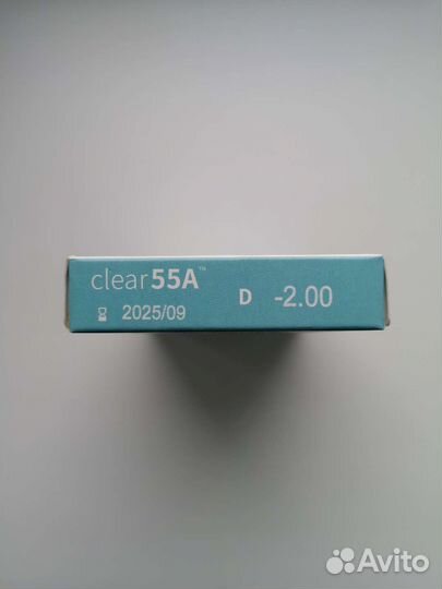 Линзы контактные Clear 55A -2.00, 2 шт