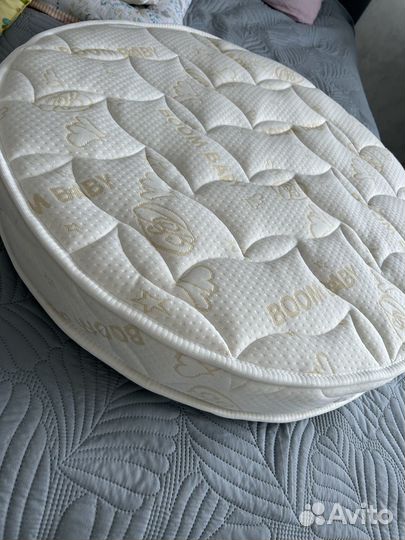 Матрас диаметром 75 см для круглой кроватки