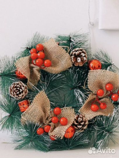 Новогодний рождественский венок