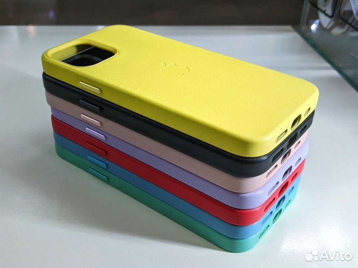 Кожаный чехол magsafe с анимацией