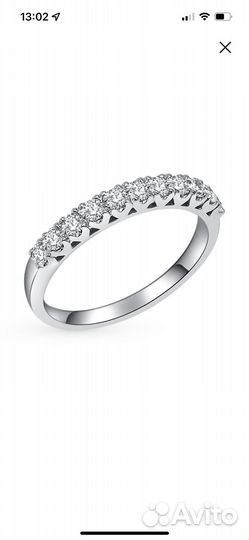 Золотое кольцо с бриллиантами