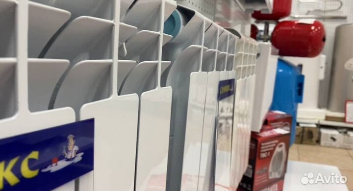 Биметаллический радиатор 4-12 секций rommer