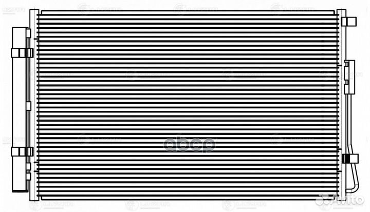 Конденсер hyundai santa FE 12- 2.4I/3.3I lrac08