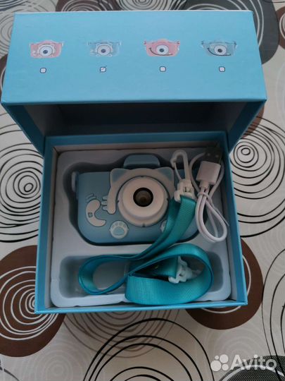 Детский фотоаппарат с селфи камерой и играми