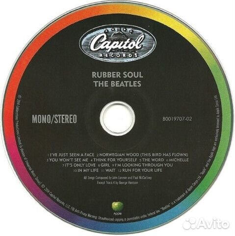 The Beatles / Rubber Soul (Mono & Stereo)(CD)