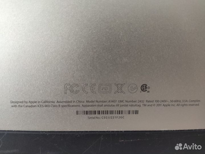 Apple Thunderbolt Display 27