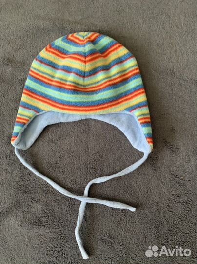 Флисовая шапка детская 80