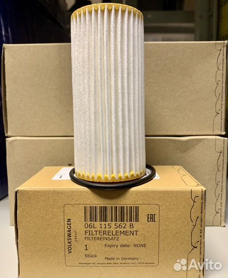 Оригинальный масляный фильтр VAG 06L115562B