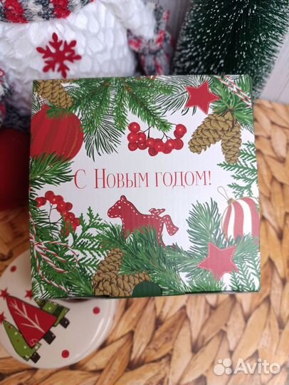 Сладкий новогодний подарок 2025 мед орехи чай