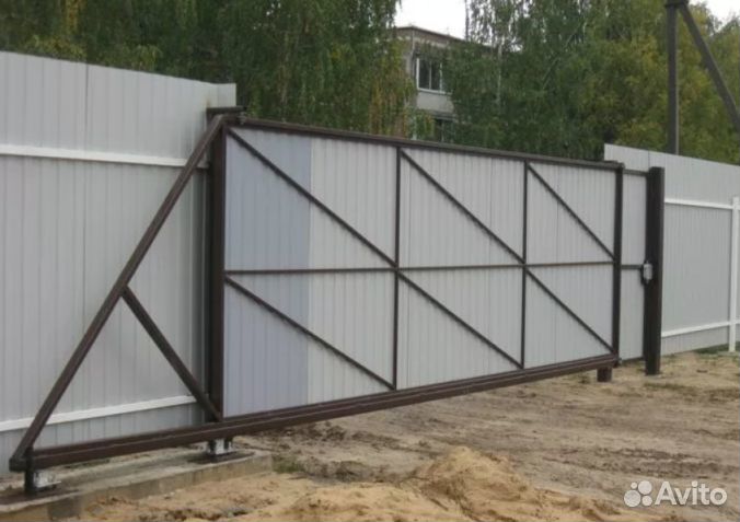 Откатные ворота заказать профессионально