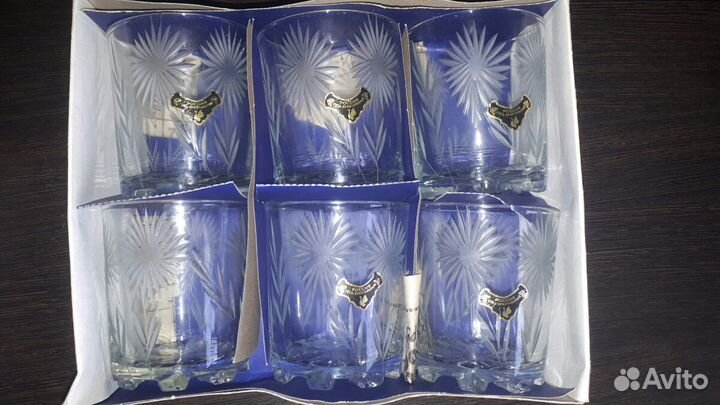 Бокалы хрусталь 6 шт
