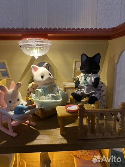 Sylvanian families домик Марии со светом