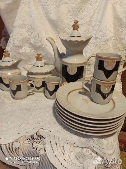 Кофейные чайные винтажные сервизы СССР посуда