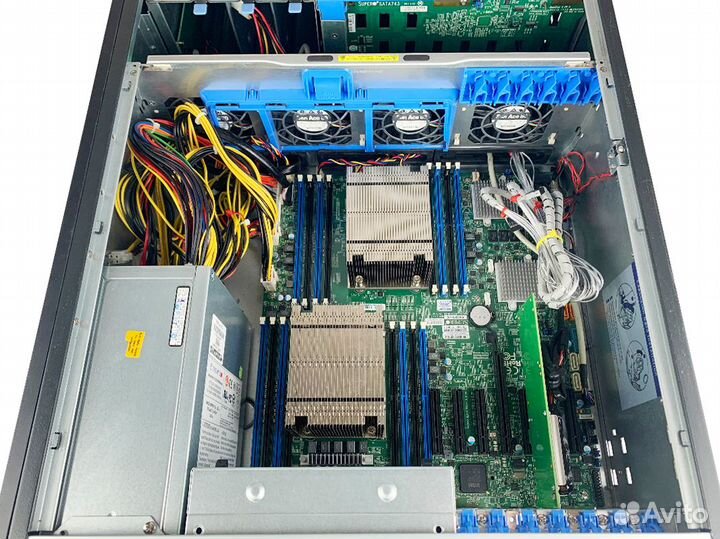 Сервер Supermicro 7048R 743T 2x E5-2670v3 16Gb