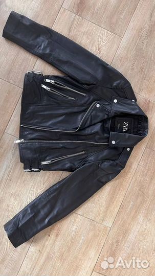 Куртка кожаная женская Zara S
