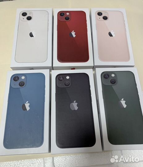 Коробка на iPhone 13 все цвета / доставка