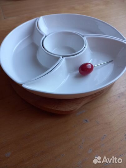 Лот Менажница Айсберг Elan Gallery +тарелка Дымов