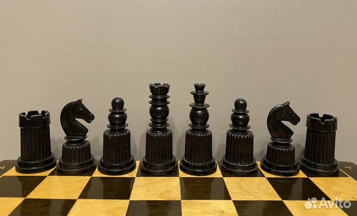 Шахматы из карболита СССР 1950е