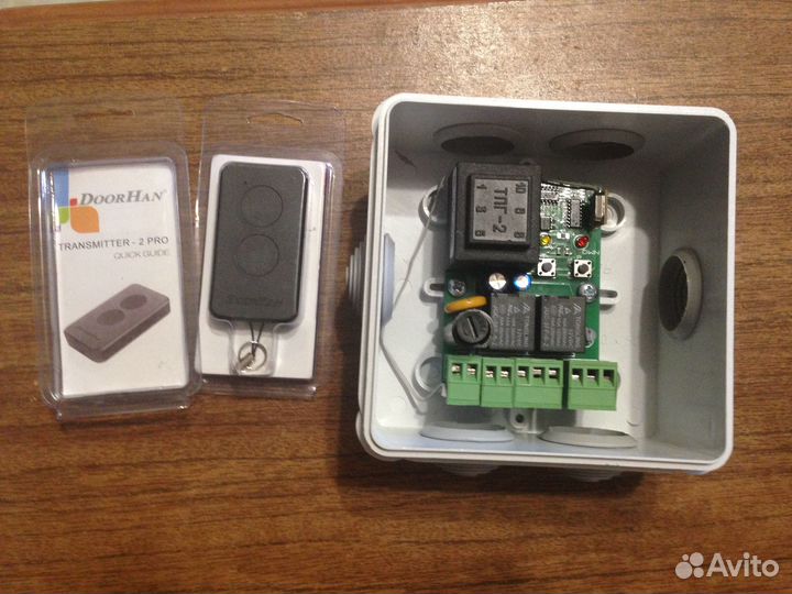 Блок Doorhan cv01 max v1.1 и пульты для роллет