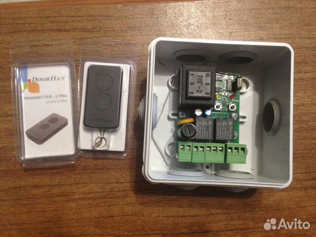 Блок Doorhan cv01 max v1.1 и пульты для роллет