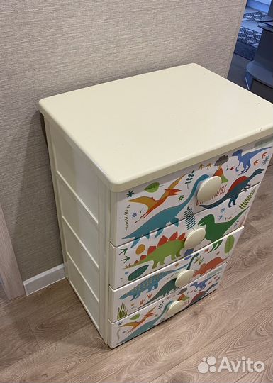 Комод детский пластиковый