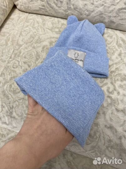 Шапка+шарф детская весна