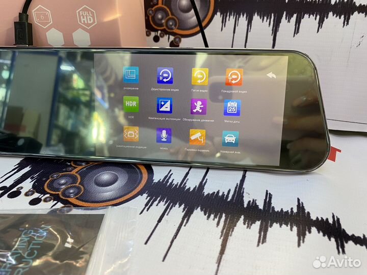 Зеркало-регистратор с 2-я камерами Lesa X30