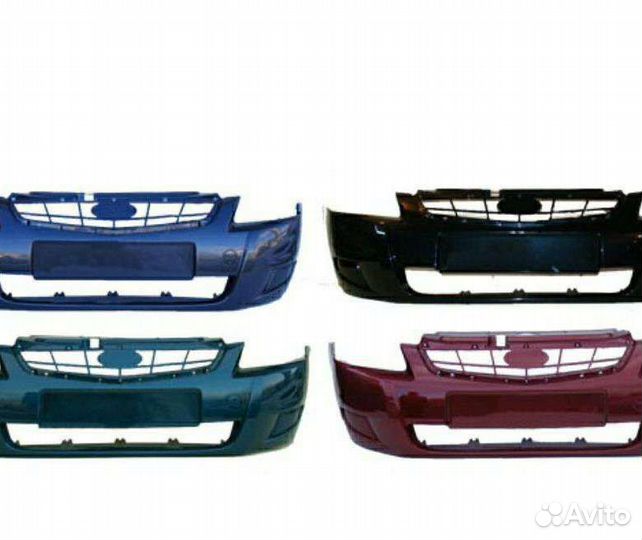 Бампера в цвет для Лада Приора Рестайлинг