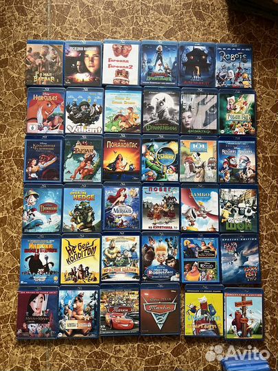 Bluray диски мультики disney