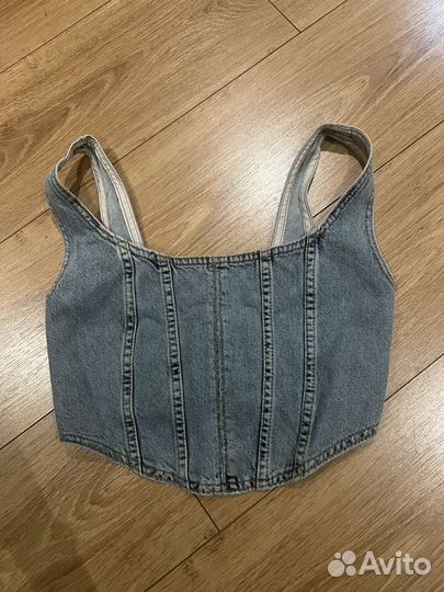 Джинсовый топ