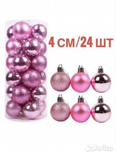 Новогодние шары елочные