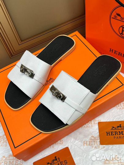 Шлепки Сланцы Hermes женские Размер 36-40