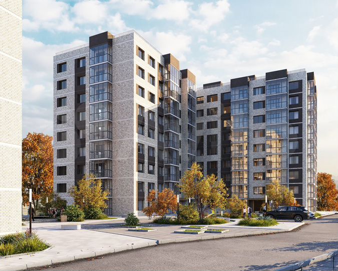 1-к. квартира, 46,6 м², 9/9 эт.