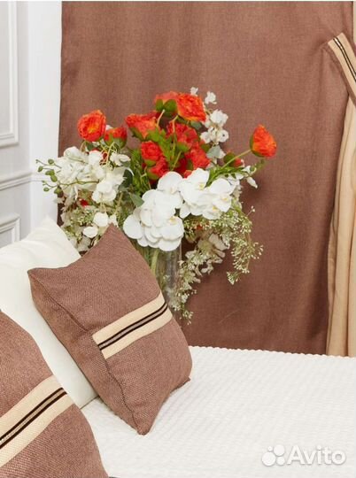 Шторы рогожка разные 440-500 ширин