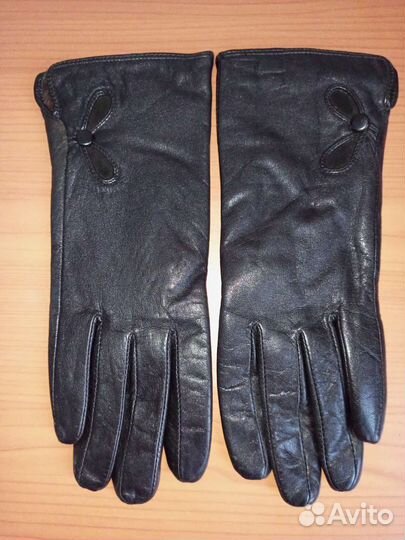 Перчатки, натуральная кожа