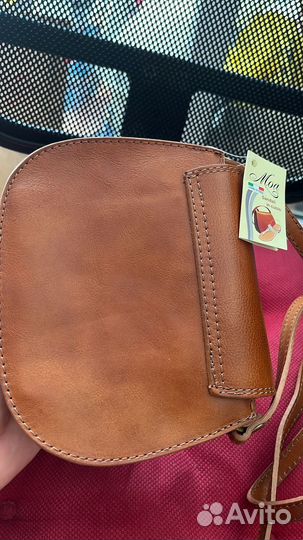 Сумка натуральная кожа новая италия