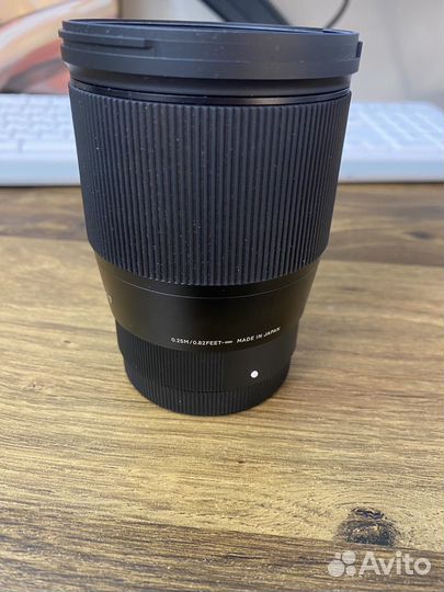 Объектив Sigma 16mm F 1.4 Sony