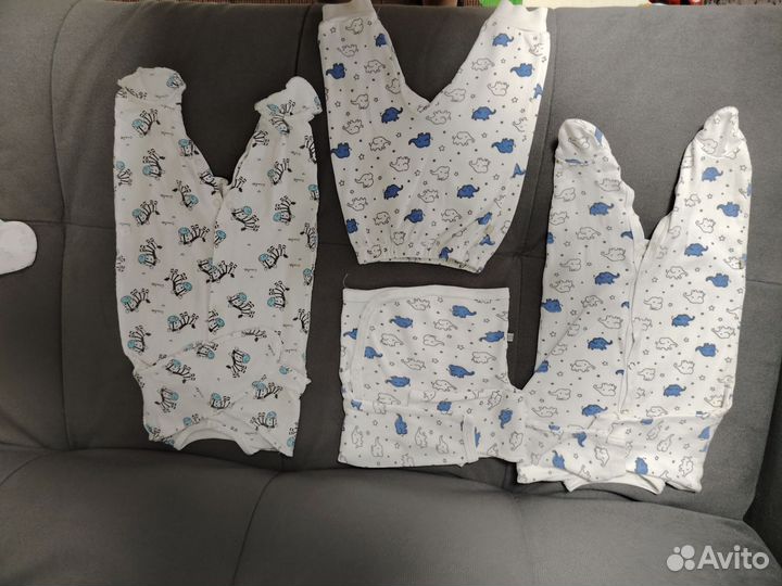 Детские вещи пакетом на мальчика 56-62