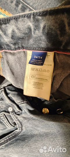 Джинсы мужские Scotch&soda, 34/34, серо синие, бу