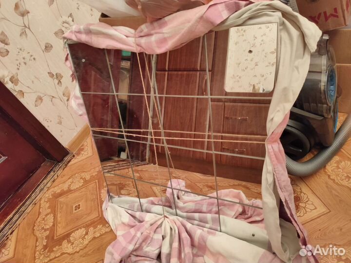 Зеркальное панно 600x600мм(60смx60см) 3 зеркала