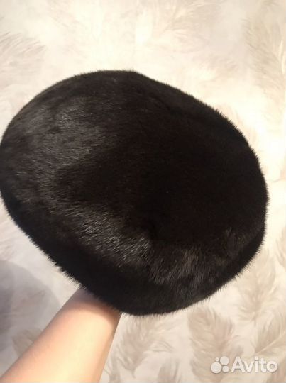 Меховая мужская кепка норковая