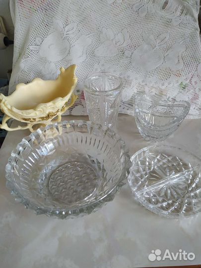 Ваза хрустальная СССР