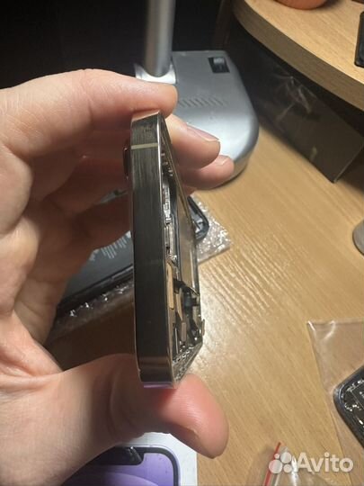 Снятый корпус в сборе iPhone 13 pro, gold идеал