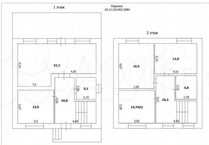 Дом 172 м² на участке 4,5 сот.