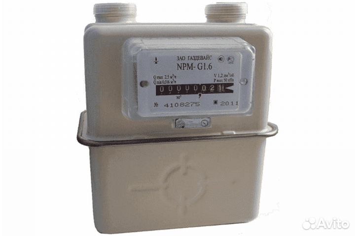 Счетчик газа NPM G-4 левый (2022г)