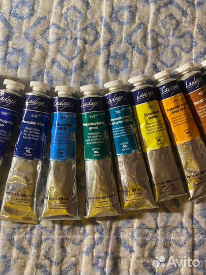 Новые масляные краски ladoga