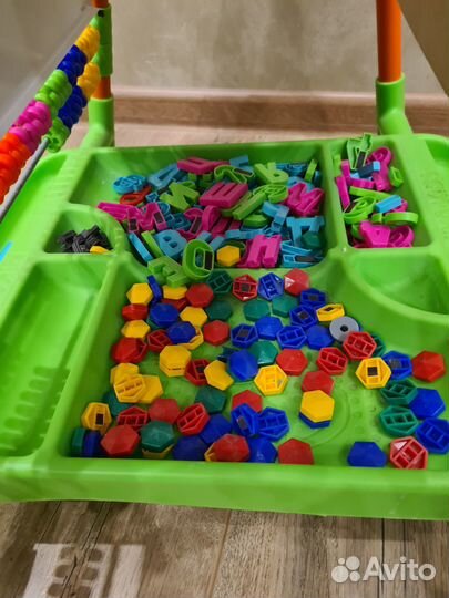 Мольберт напольный 2-сторонний с магнитной доской